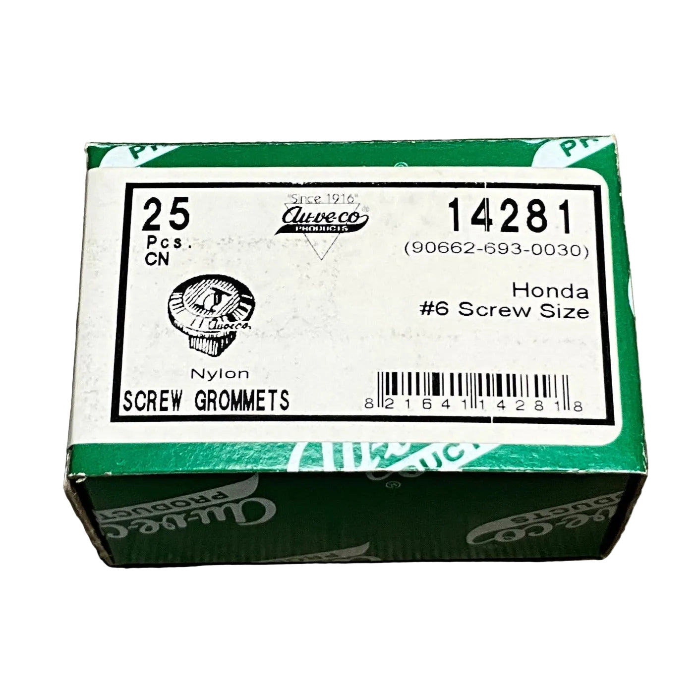 Auveco 14281 Screw Grommet With Sealer Honda 25 pcs.