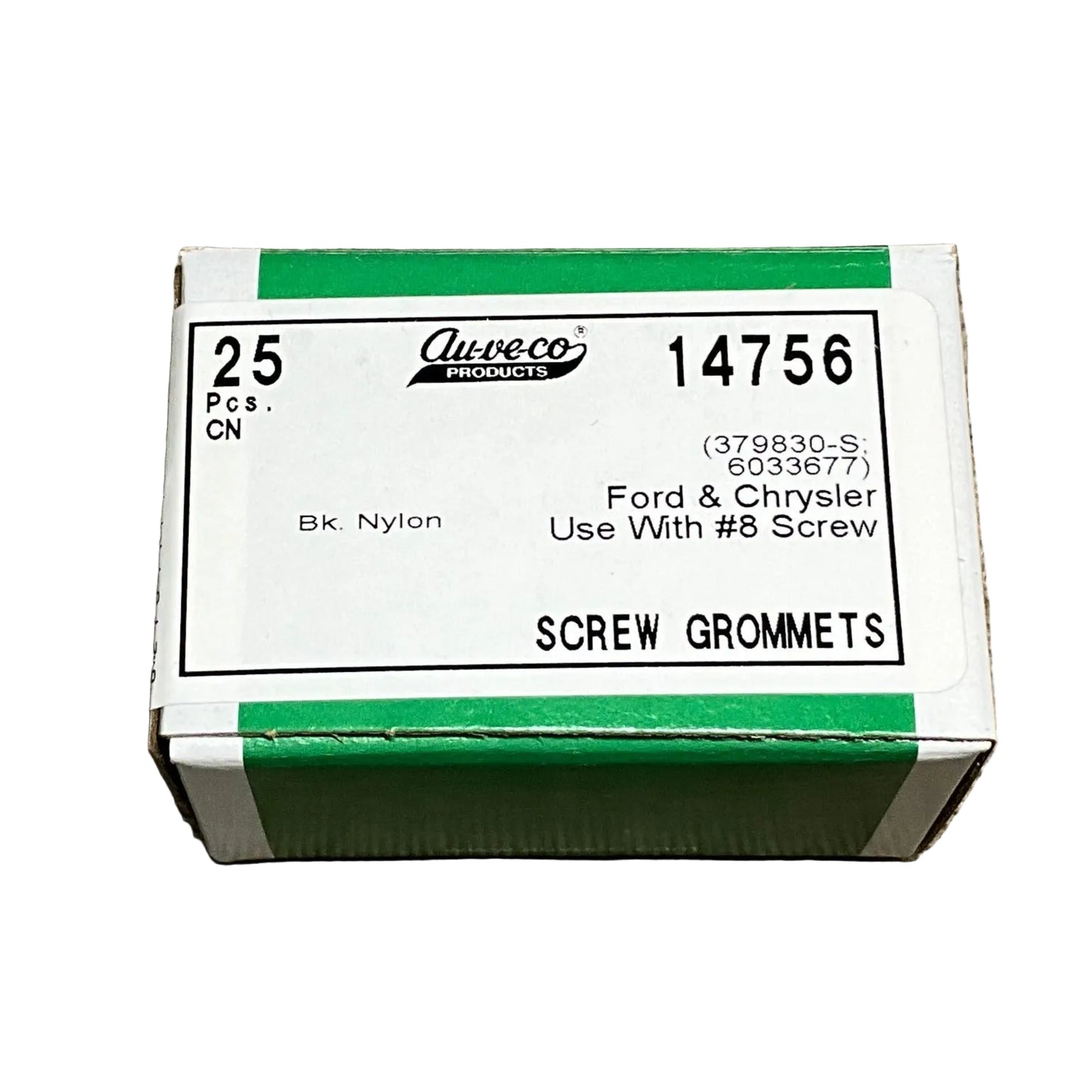 Auveco 14756 Ford and Chrysler Grille Grill Screw Grommet #8 25 Pcs.
