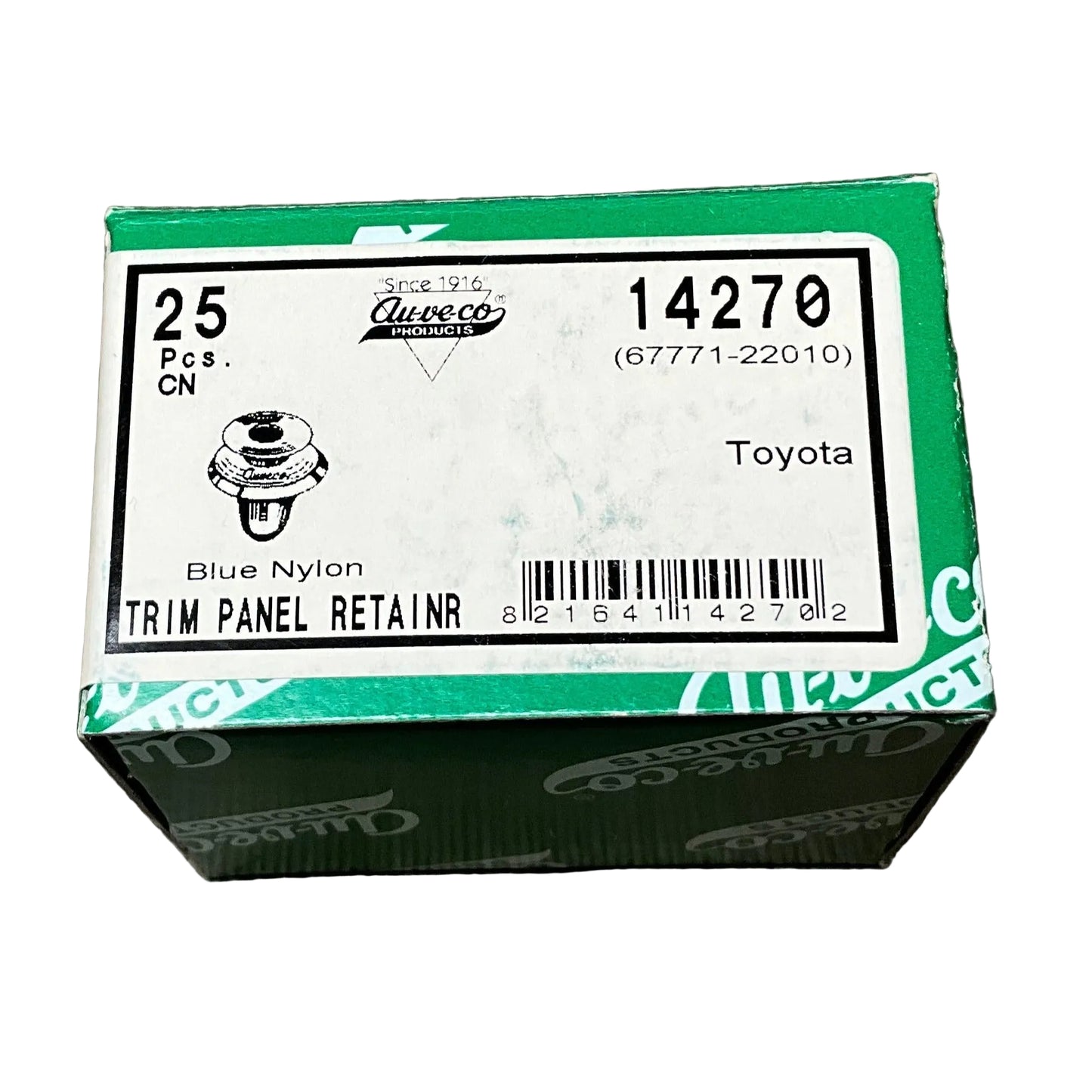 AUVECO 14995 Push-type Retainer 12 Hd Dia 11364 Length