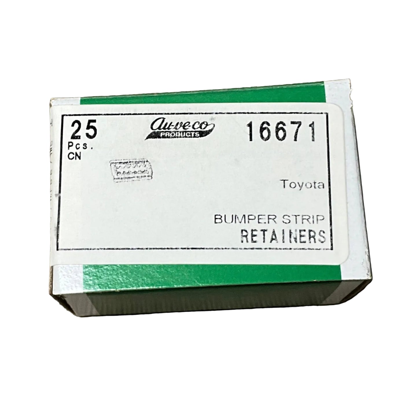 Auveco 16671 Toyota Bumper Strip Retainer 25 pcs.