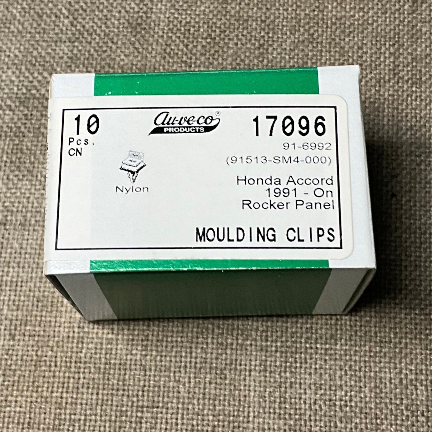 Auveco 17096 Panel Mounting Trim Clip W/Sealer For Honda Accord Civic