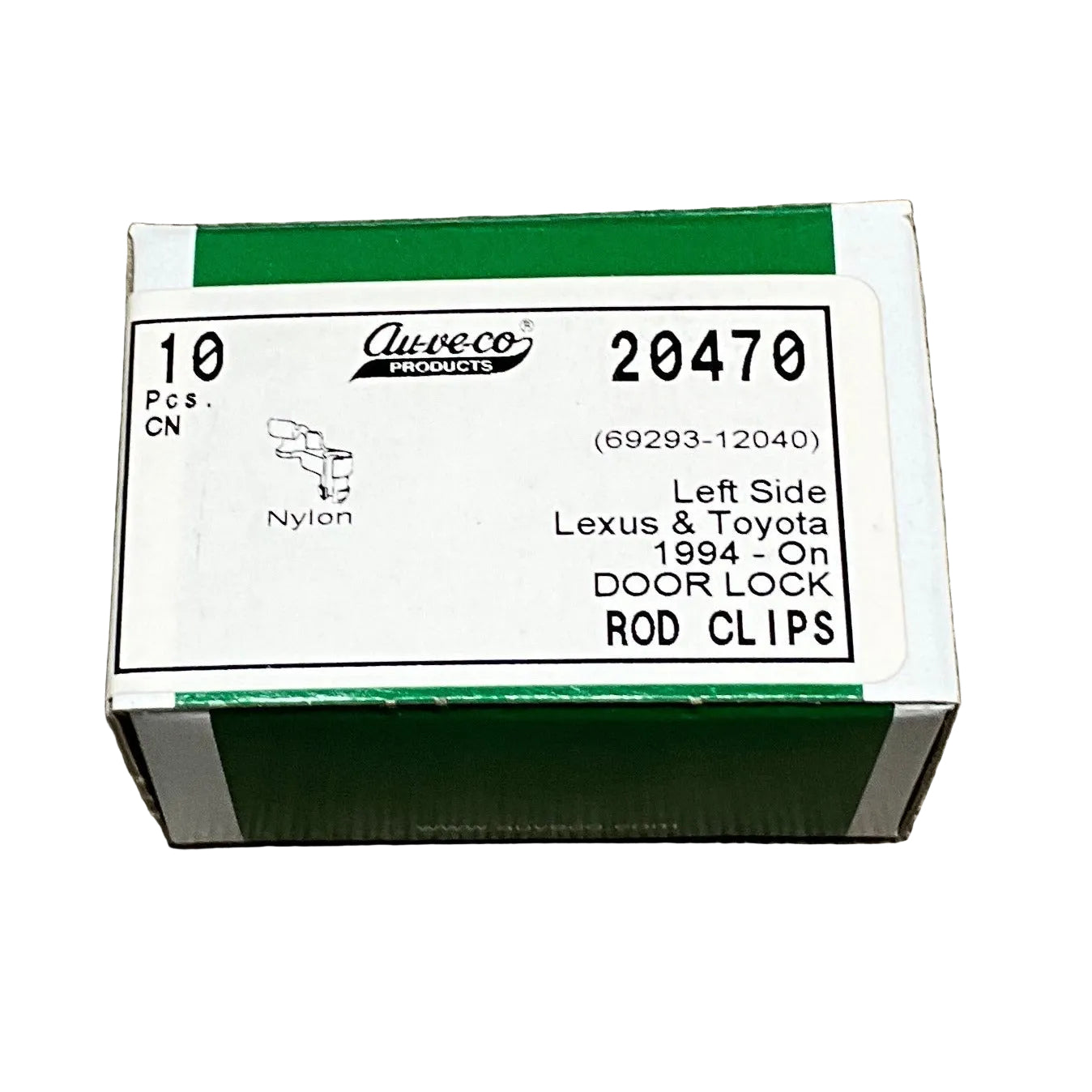 Auveco 20470 Door Lock Rod Clip 5mm Rod (Left) Hand Side