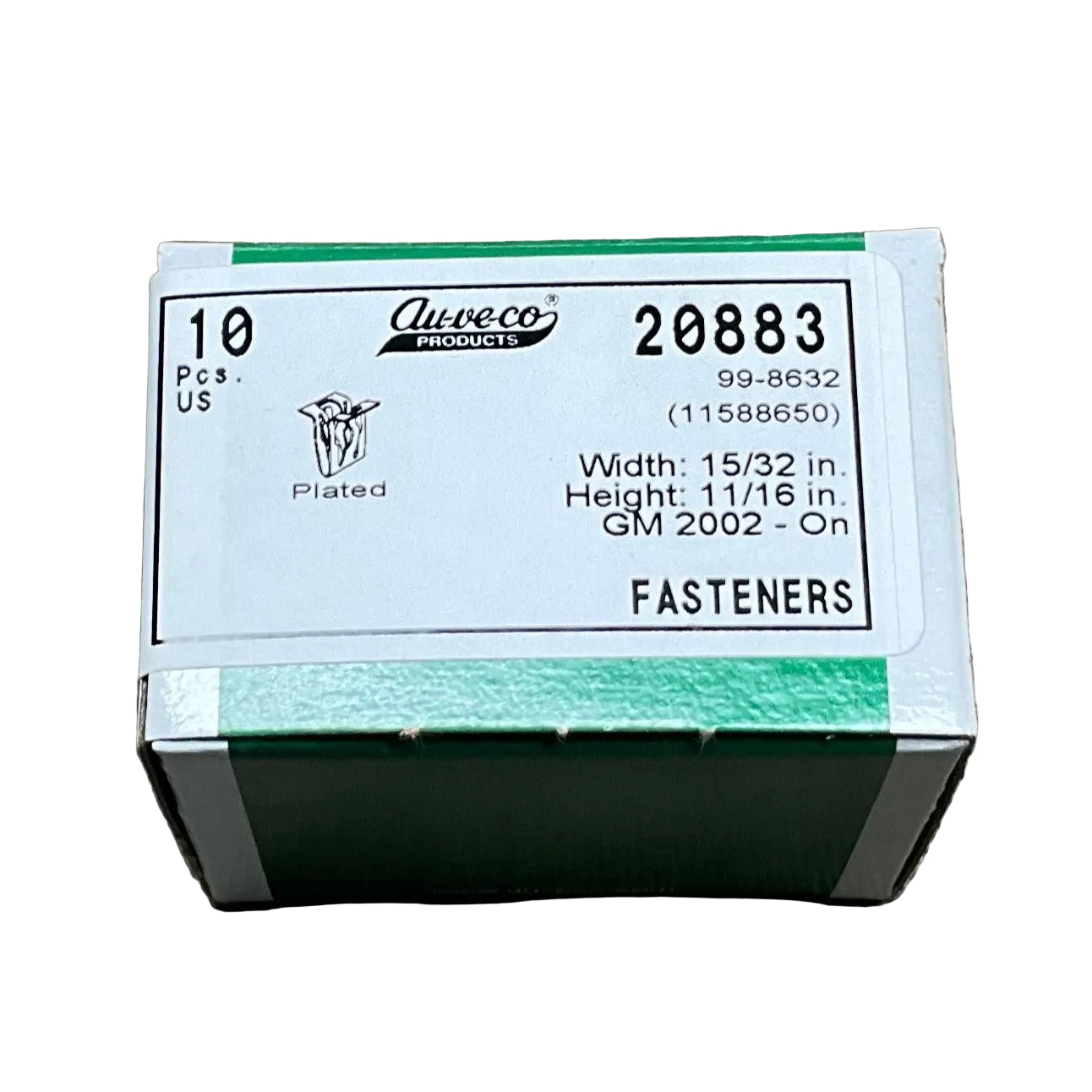 Auveco 20883 10 Garnish Interior Trim Bezel & Scuff Plate Clips For GM 2002-On