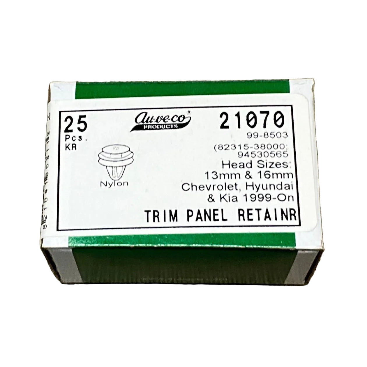 Auveco 21070 Trim Panel Retainer, Kiaa, Hiunday & GMM Qty: 25