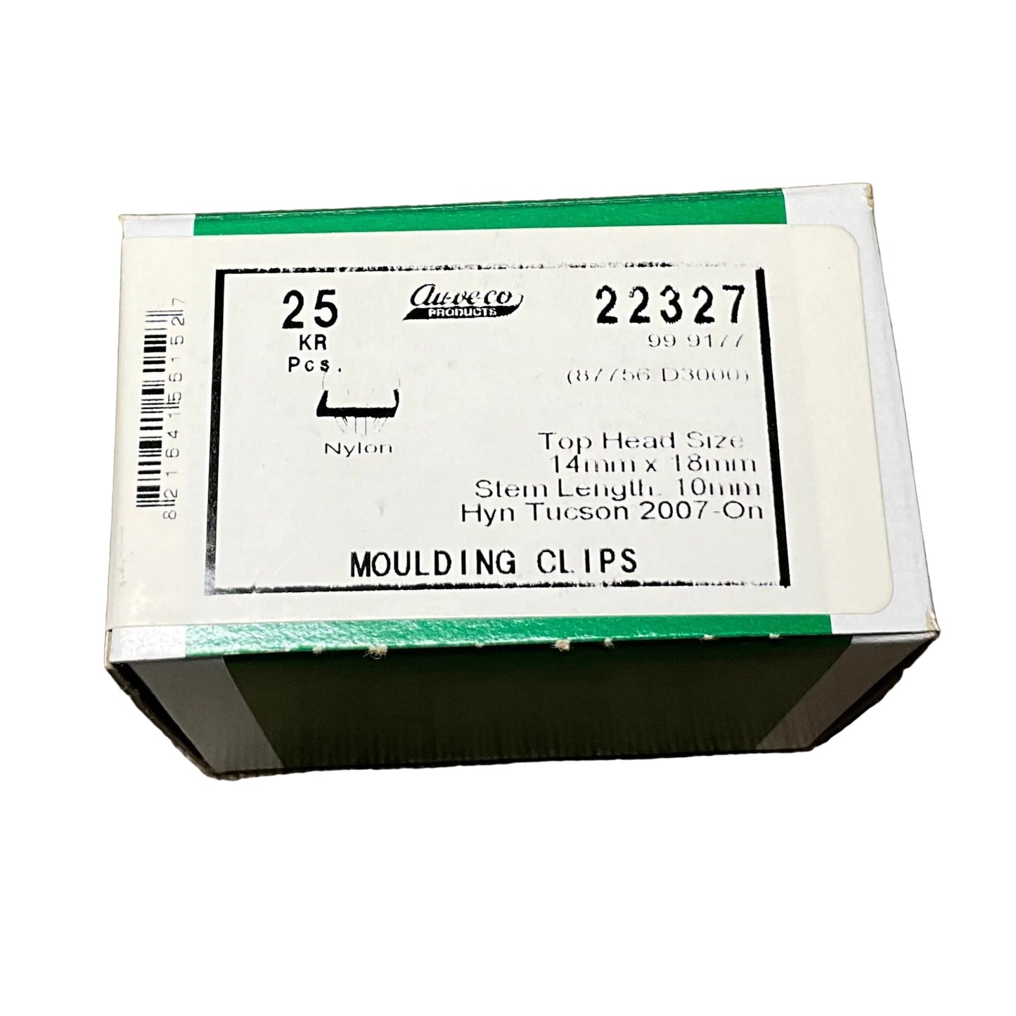 Auveco 22242 Honda Molding Clip, Quantity - 25