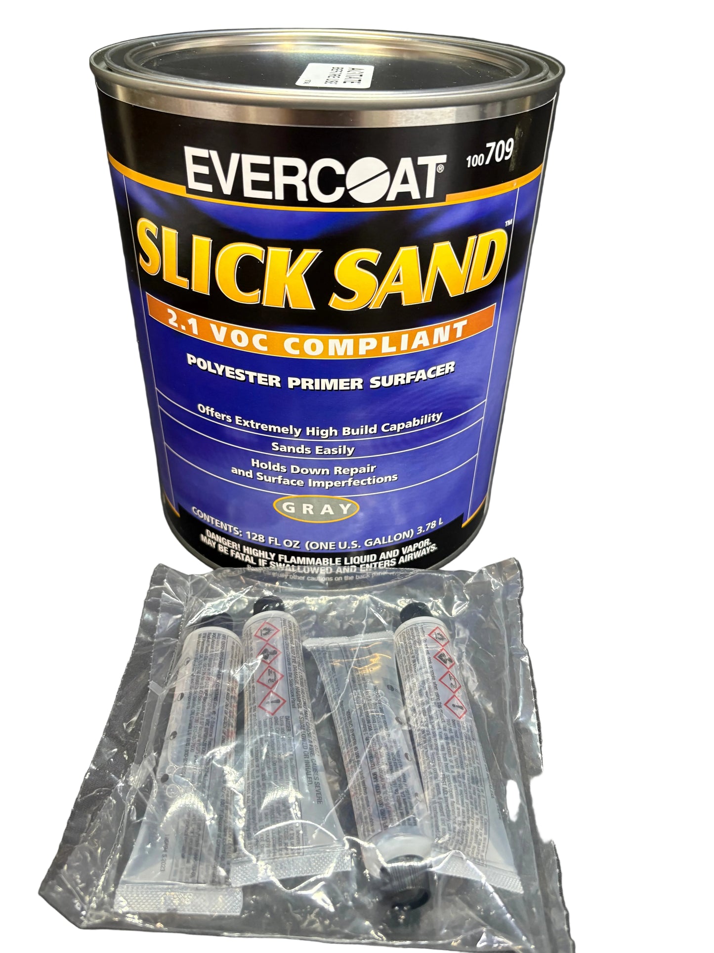 Evercoat Slick Sand Polyester Primer Surfacer (128 Fl. oz) WITH HARDENER (100709)
