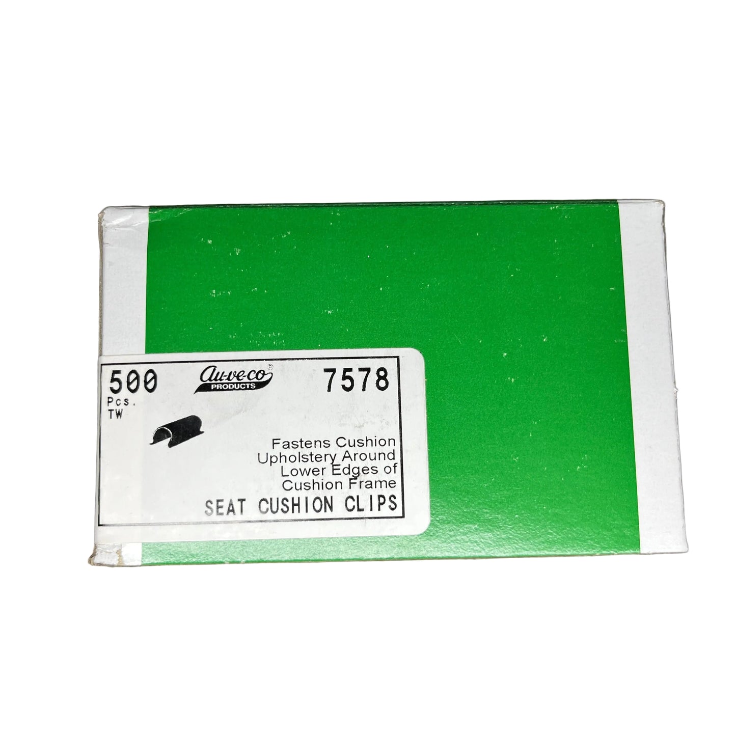 100 Pcs. UNIVERSAL Seat Cushion Upholstery Clips Auto & Home, Auveco 7578-100