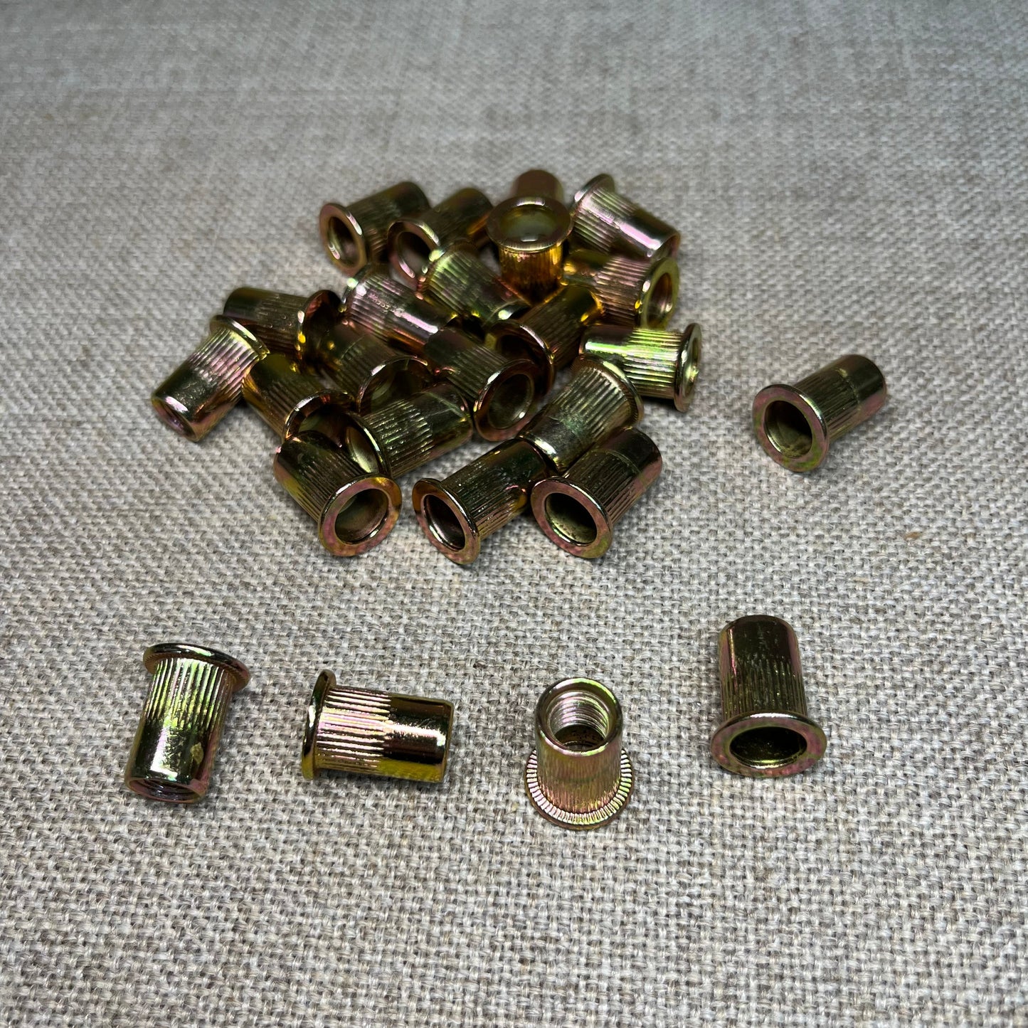 Astro Pneumatic AST-RN8M 8 mm Steel Rivet Nuts (Nut Serts) (Nut Setter) 25pc