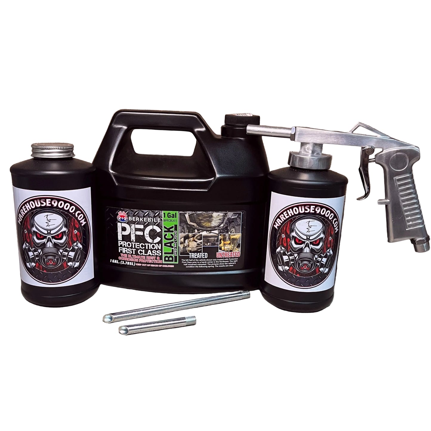 PFC Black Standard Undercoating Gun Kit (2 B Quart Bottles)