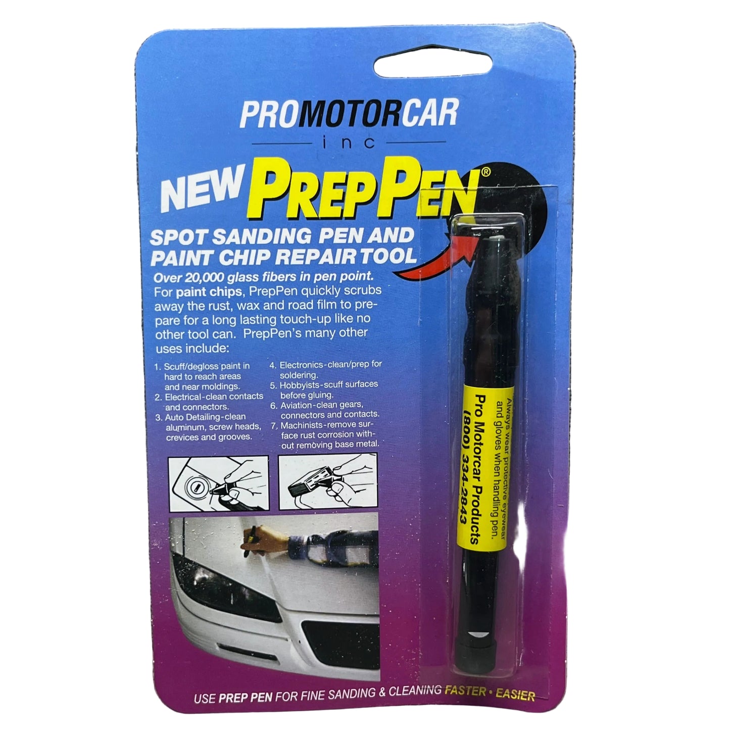 Spot Sanding Pen And Paint Chip Repair Tool "Prep Pen" Auto Car Truck Van Home