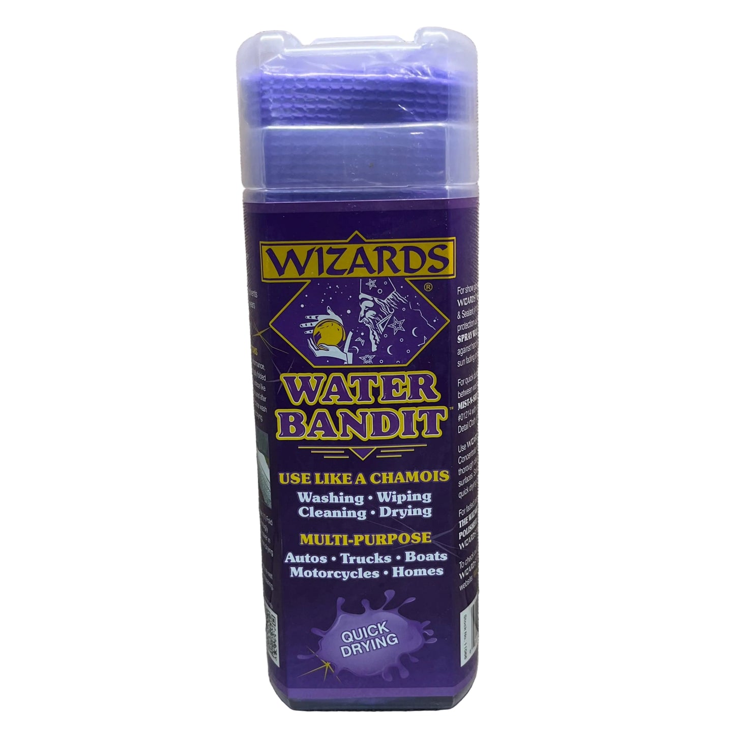 Wizards 11066 Water Bandit All Purpose Synthetic Chamois for Chemical us