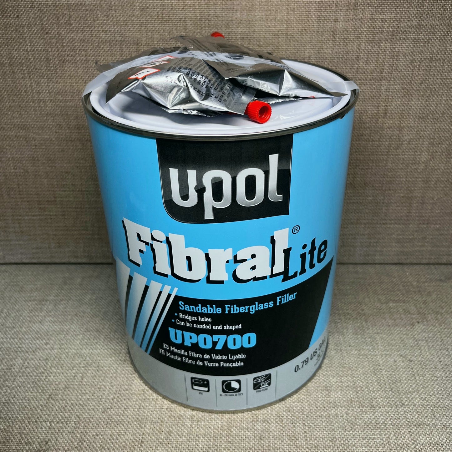 UPO700 U-POL FIBRAL - LITE REPAIR PASTE BODY FILLER, RUST & FIBERGLAS REPAIR