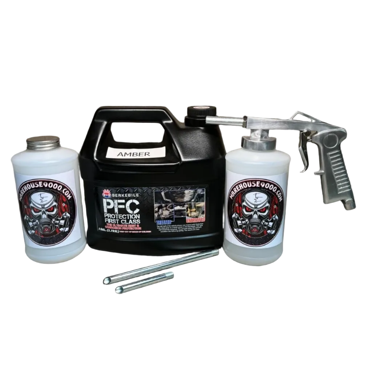 PFC Amber Standard Undercoating Gun Kit (2 W Quart Bottles)