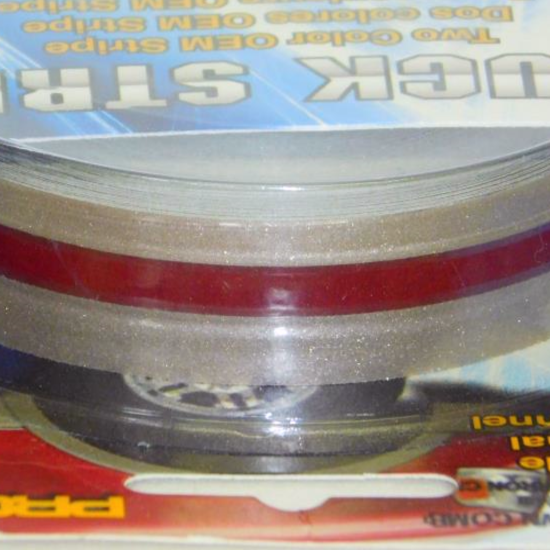 Truck Stripe R60693 Vinyl Light Brown/Maroon Silver OEM Pinstripe 5/8" x 50'