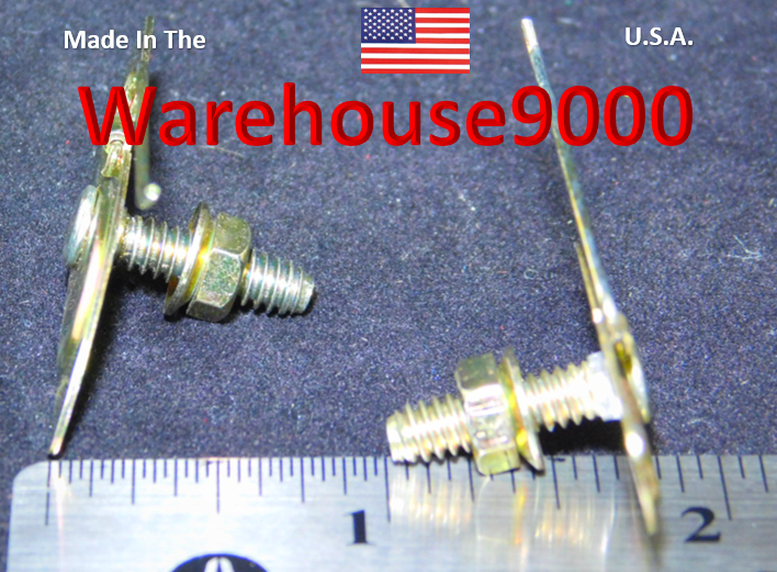 10 Moulding Fasteners 10 Free Spinning Washer Nut Set Auveco 2752 & 16770