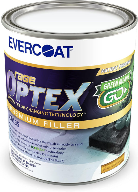 Evercoat Rage Optex Premium Filler (128 Fl. oz) WITH HARDENER (100135)