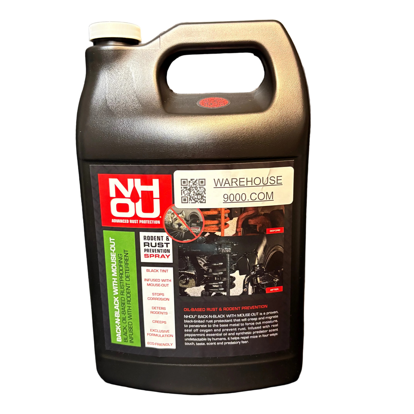 NHOU rust and rodent prevention undercoating fluid gallon container for automotive corrosion protection