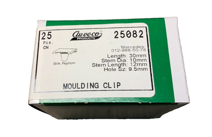 25 Auveco - 25082 - Moulding Clip - Merced 012-988-50-78