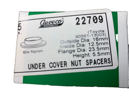 15 Auveco 22709 Under Cover Nut Spacer 90561-13003