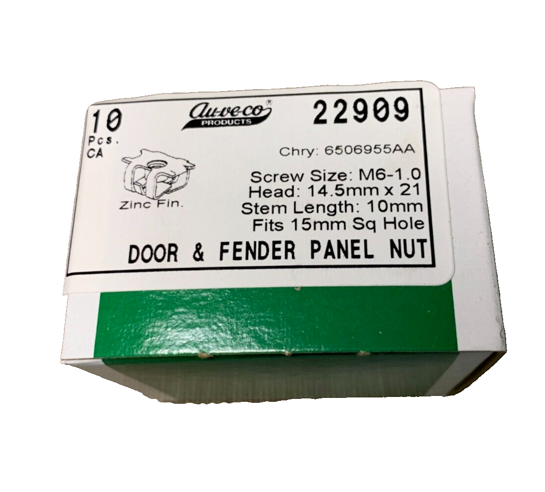 10 Auveco 22909• Door & Fender Panel Nut