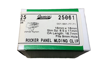 25 Auveco - 25061 - Merced Rocker Panel Moulding Clip