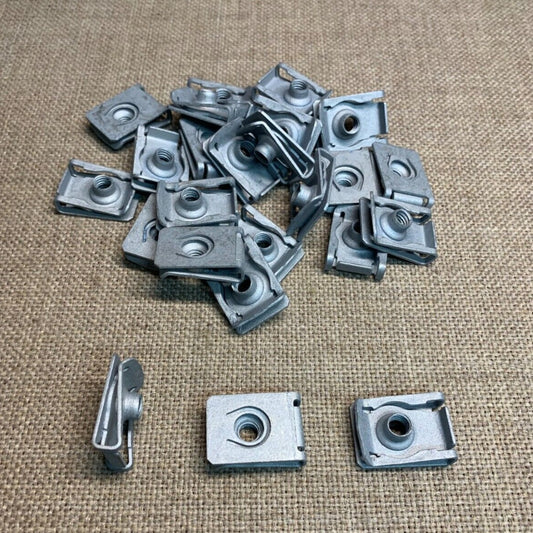 25 Auveco 22539 Extruded U-Nut, 13mm Hole Center to Edge, Chrys. 6105242-AA