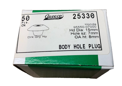 50 Acura 25330 Body Hole Plug -95550-07000