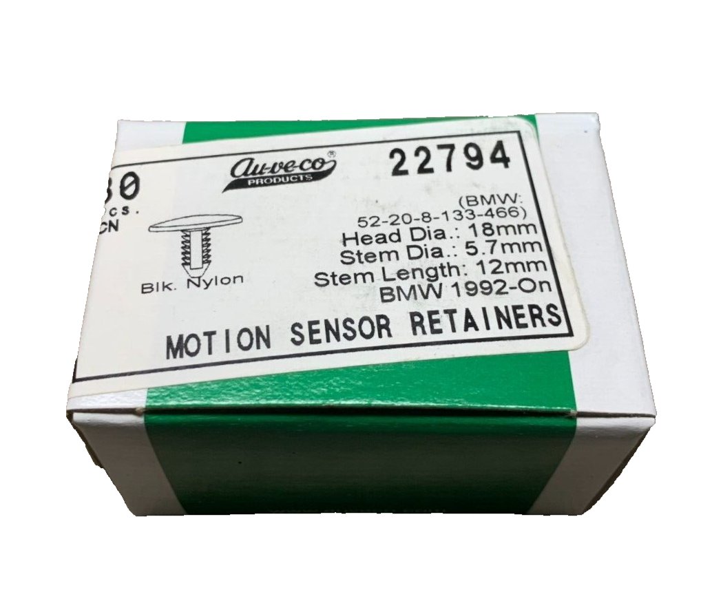 30 Auveco 22794 Motion Sensor Retainers 52-20-8-133-466