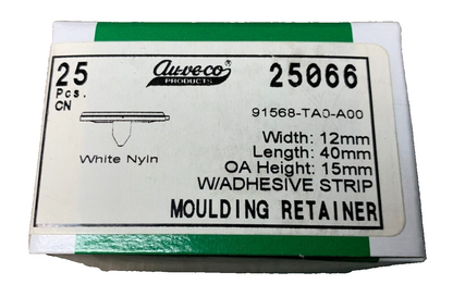 25 Auveco 25066  Moulding Retainer W/Adhesive Strip