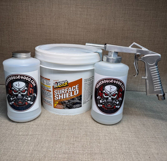 Gallon PB Blaster with Standard Undercoating Gun and 2 Quart Bottles