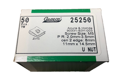 50 Auveco 25250 U-Nut 90331-S3Y-003