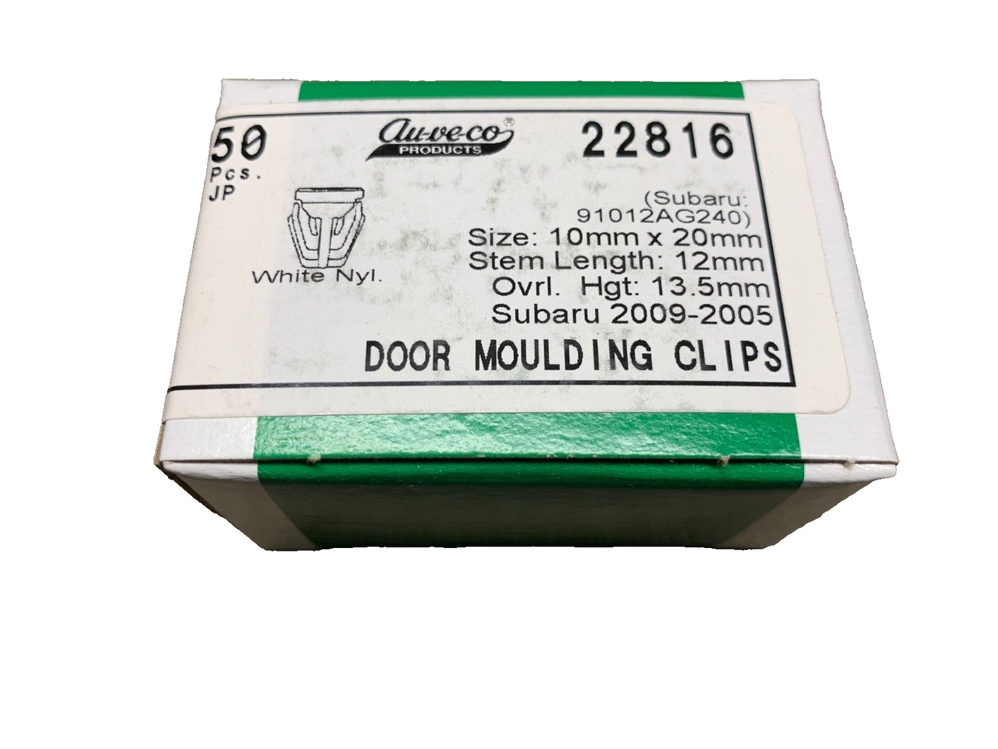 50 Auveco 22816  Door Moulding Clips 91012AG240