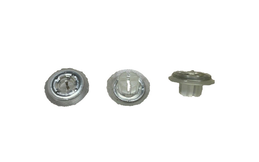 25 Auveco 22849 Clear Nylon Corner Cover Grommets With Steel Reinforcement