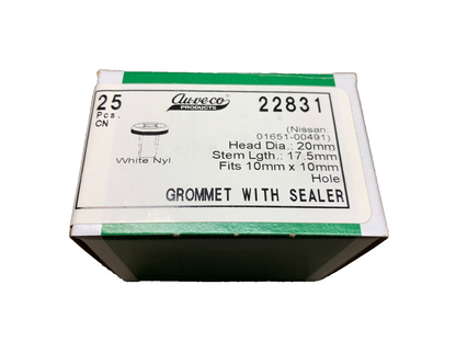 25 Auveco 22831  Grommet w/Sealer 01651-00491