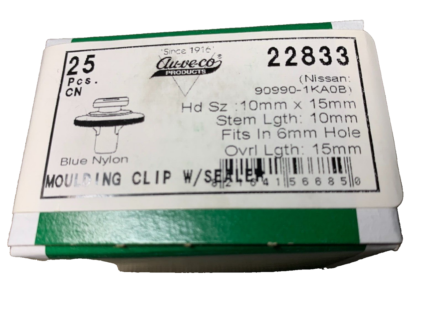 25 Auveco 22833 Interior Liftgate Trim Retainer 90990-1KA0B