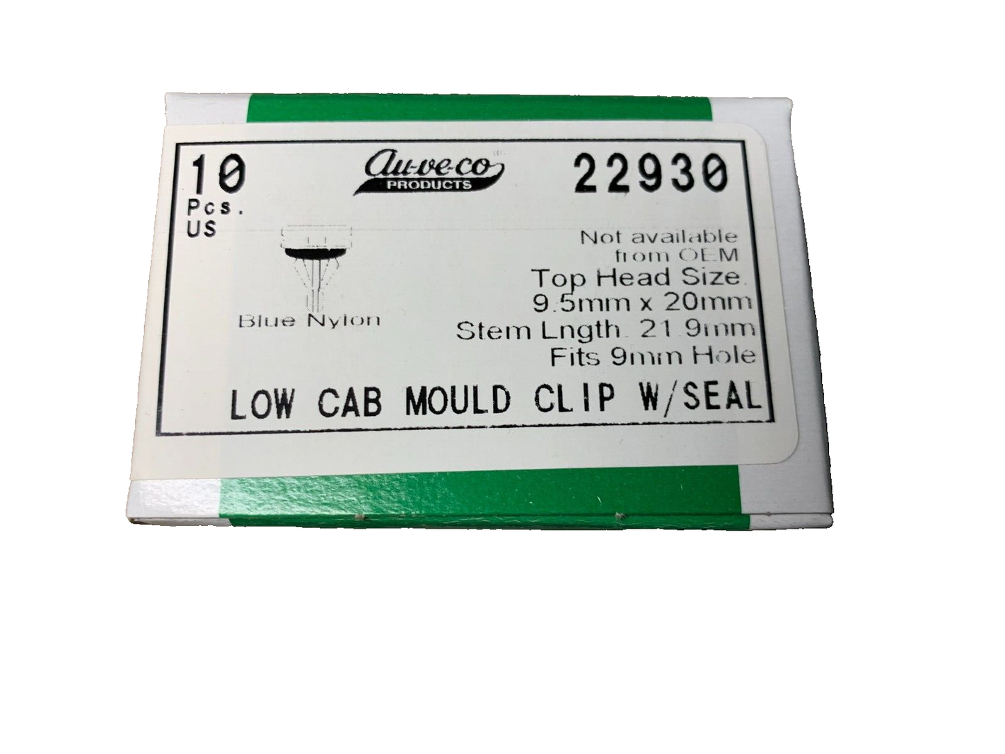 10 Auveco 22930 Lower Cab Moulding Clip With Sealer