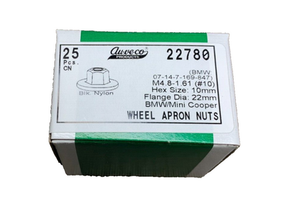 25 Auveco 22780 Wheel Apron Nuts