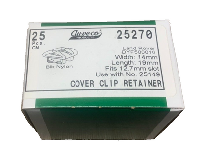 25 Auveco 25270  Cover Clip Retainer DYF500010