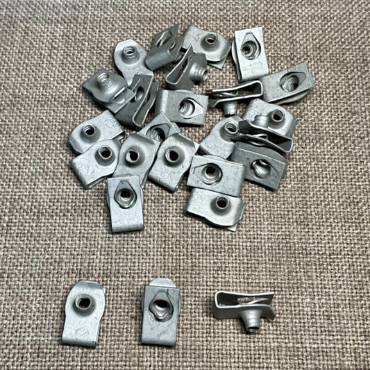 25 Auveco 22578 Extruded U-Nut, M4.8-1.6 Locking Thread, for Chrysler 6509799-AA
