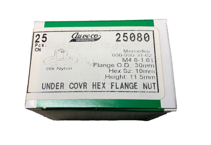 25 Auveco 25080 Under Cover Hex Flange Nut 000-990-31-62