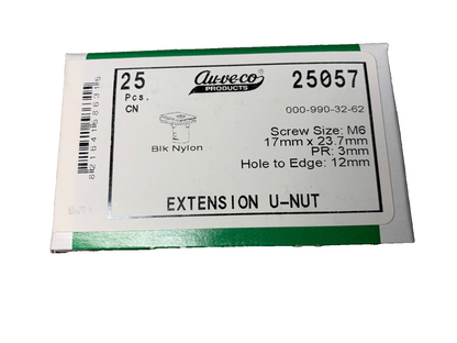 25 Auveco - 25057 - Merced Bumper Pipe Shield Ext Nylon U-Nut
