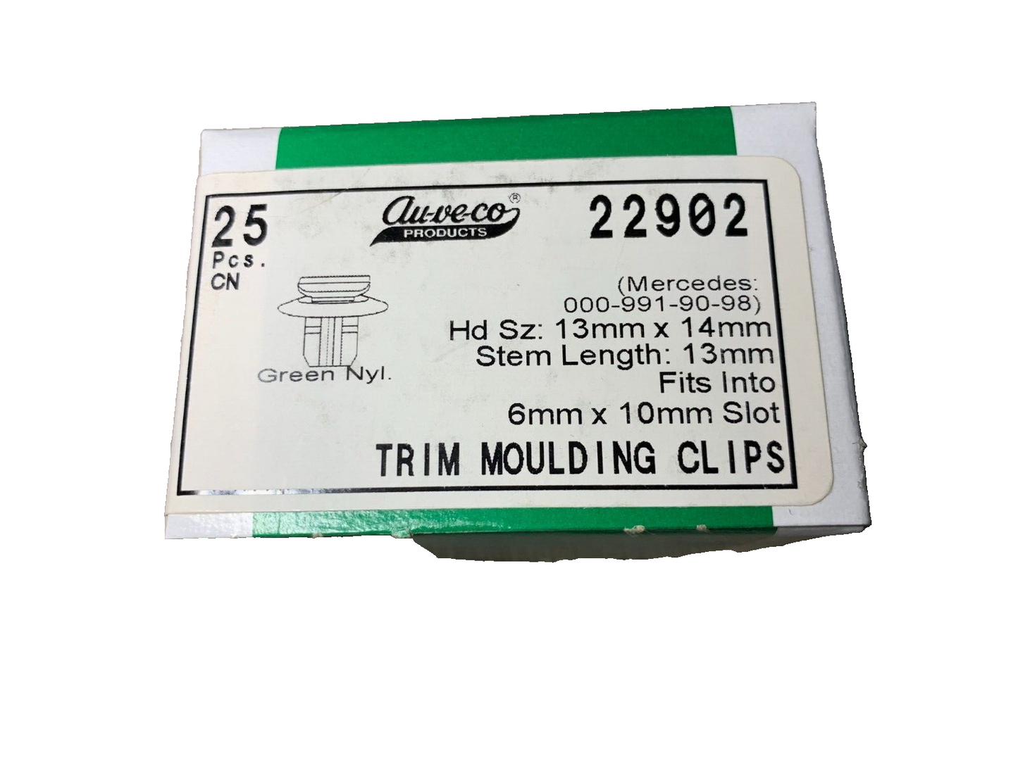 25 Auveco - 22902 - Mercedees Interior Liftgate Trim Moulding Clips