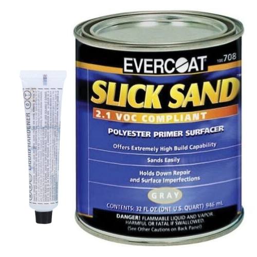 Evercoat Slick Sand Polyester Primer Surfacer 100708 Qt. WITH HARDENER