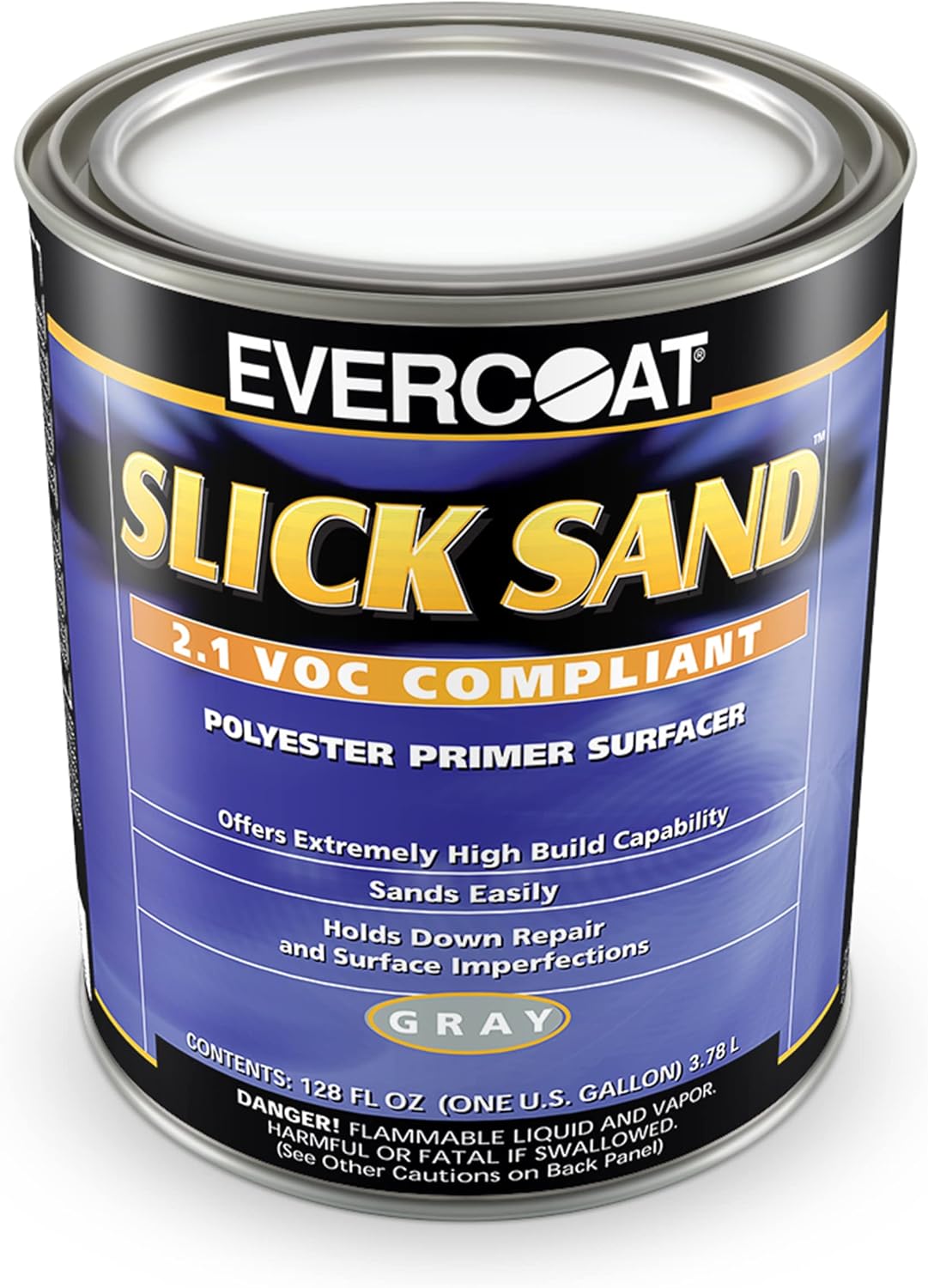 Evercoat Slick Sand Polyester Primer Surfacer (128 Fl. oz) WITH HARDENER (100709)