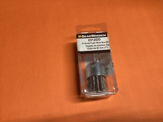 2312DD 1” knot wire end brush  gear wrench qty 2