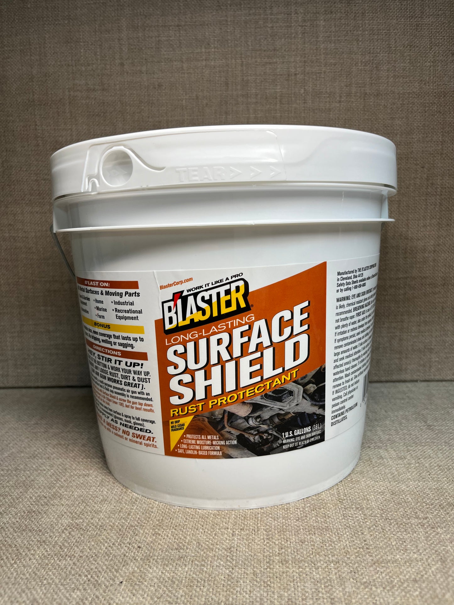 Gallon PB Blaster Surface Shield, Standard Undercoating Spray Gun, 1 Black Quart Bottle, and 50 Rust Plugs