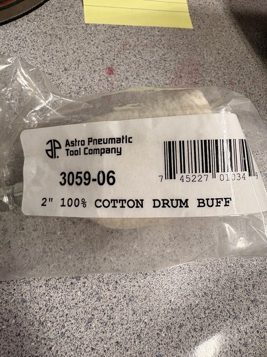 3059-06 2" Cotton Drum Buffer