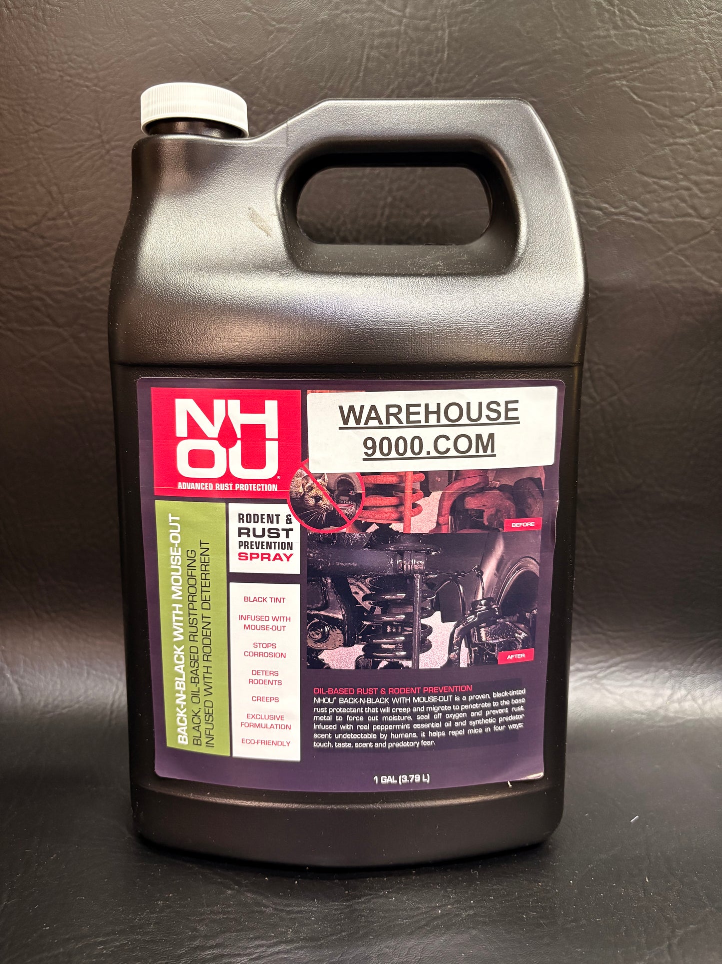 Gal NH Oil Undercoating, Pro Undercoating Gun, 2 Wands, 3 Quart Bottle, 50 Rust Plugs