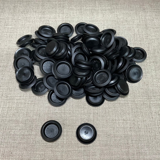 100 Plastic Plug Buttons Fits Hole Size 1 -1/4" Auveco  9292 Universal Use