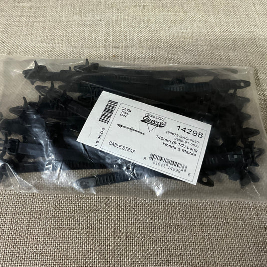 25 Cable Straps Toyota Import Car Truck Tie-Down Auveco  20380 Universal Use